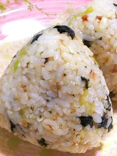 ねぎ海苔おかか おにぎり-レシピのメイン写真