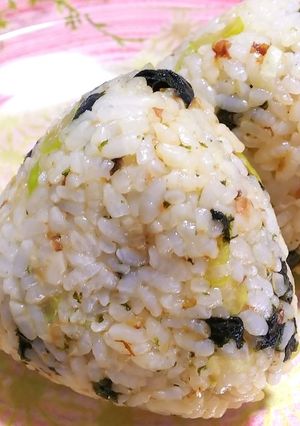 ねぎ海苔おかか おにぎり-レシピのメイン写真