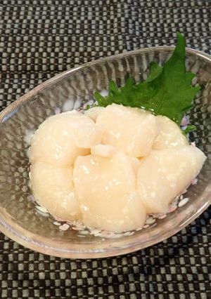 ホタテのレバ刺し風-レシピのメイン写真