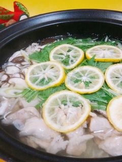 野菜たっぷりゆず鍋-レシピのメイン写真