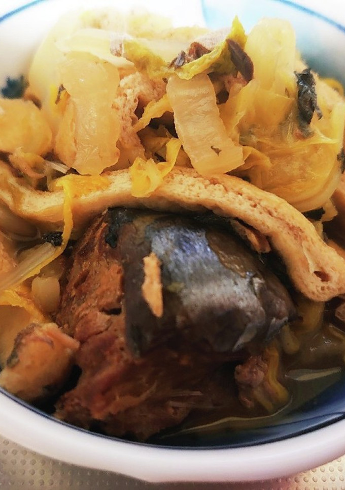 白菜とサバ缶の煮物-レシピのメイン写真