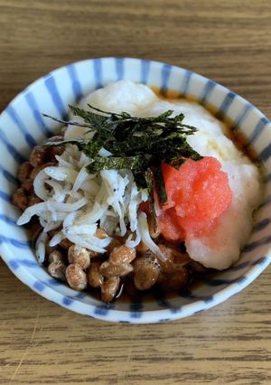 とろろ明太しらす納豆-レシピのメイン写真