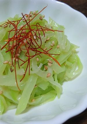 ハヤト瓜のナムル-レシピのメイン写真