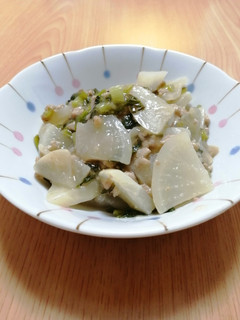 蕪のひき肉あん炒め-レシピのメイン写真