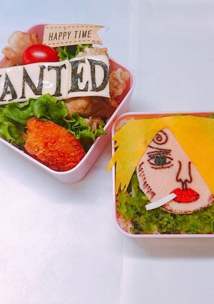 ONE PIECE サンジ キャラ弁-レシピのメイン写真