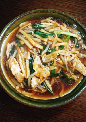 簡単☆肉もやしあんかけラーメン-レシピのメイン写真