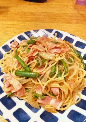 アスパラとベーコンのパスタ-レシピのメイン写真