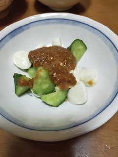 モッツアレラチーズとキュウリの味噌和え-レシピのメイン写真