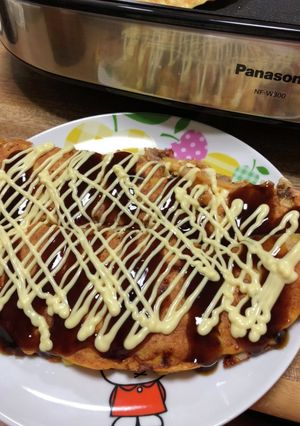 山芋たっぷりお好み焼き。-レシピのメイン写真