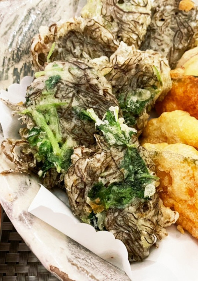 もずくと三つ葉の天ぷら-レシピのメイン写真
