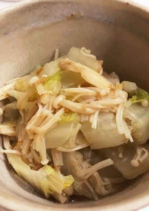 超簡単！ もう一品の小鉢 白菜えのき-レシピのメイン写真