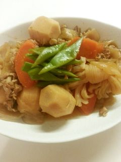じゃがいものかわり 里芋 肉じゃが-レシピのメイン写真