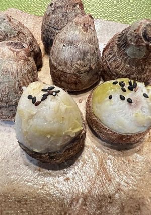 昆布風味の衣かつぎ(蒸す)-レシピのメイン写真
