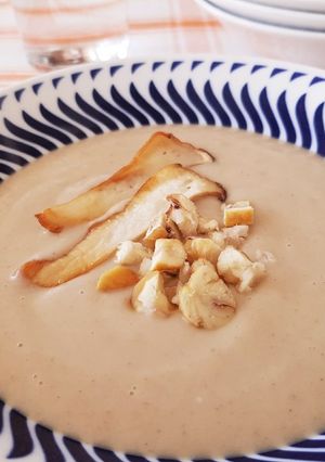 ポルチーニ茸と栗のクリームスープ-レシピのメイン写真