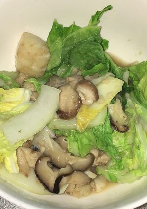 鱈と白菜の柚子胡椒風味の海鮮味覇炒め-レシピのメイン写真