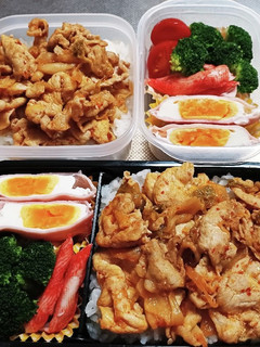 高校生息子&旦那弁当(11/15)-レシピのメイン写真