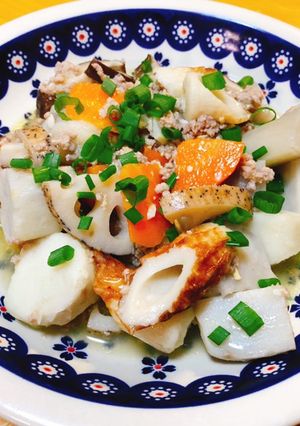 里芋と豚ひき肉の煮物-レシピのメイン写真