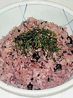 黒豆・黒米入りご飯-レシピのメイン写真