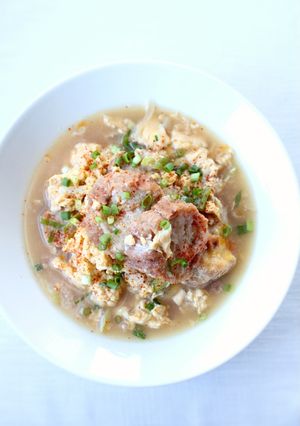 ジュワっと【卵とじあぶら麩の煮浸し】-レシピのメイン写真