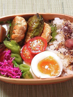 タレ不要で簡単!鶏の和風ハンバーグ弁当-レシピのメイン写真