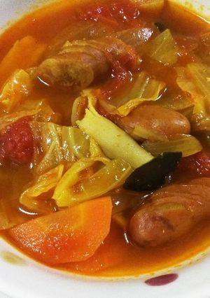 101朝のスープ其の８トマトカレースープ-レシピのメイン写真