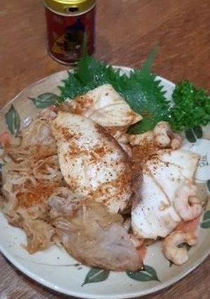 残った刺身とツマのバター醤油炒め-レシピのメイン写真
