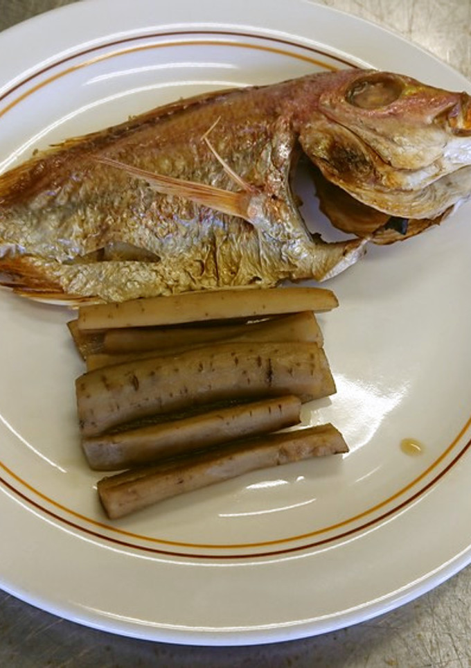 鯛とごぼうの煮付-レシピのメイン写真