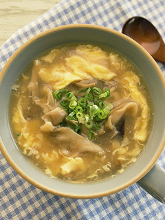まいたけと卵のとろみ中華スープ-レシピのメイン写真