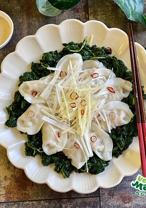 【ちょい足し】ほうれん草でごちそう水餃子-レシピのメイン写真