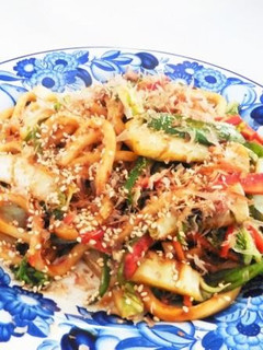 白菜とたっぷり野菜の味噌焼うどん!-レシピのメイン写真