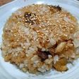 残った焼き魚のチャーハン