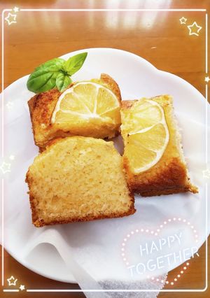 HM使用☆レモンのパウンドケーキ☆-レシピのメイン写真