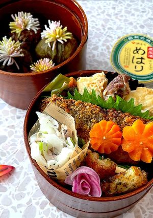 霜月15 揚げないアジフライ JK弁当-レシピのメイン写真