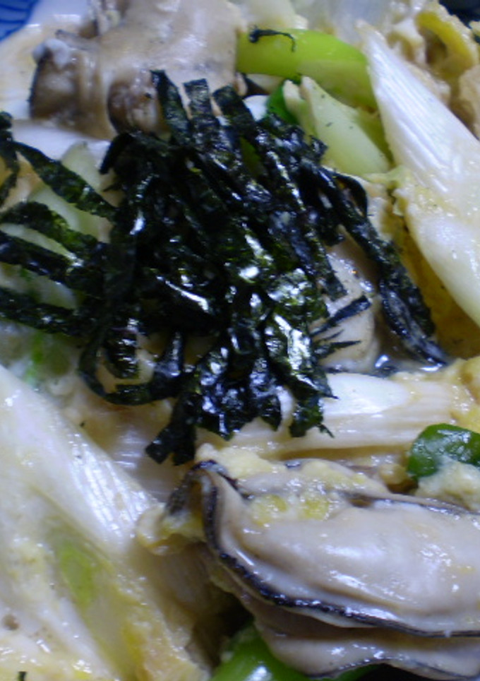 牡蠣の卵丼-レシピのメイン写真