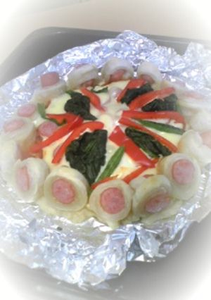 クリスマス☆耳までウィンナーピザ-レシピのメイン写真