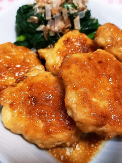 簡単♪︎鶏つくねの照り焼き♡♡♡-レシピのメイン写真