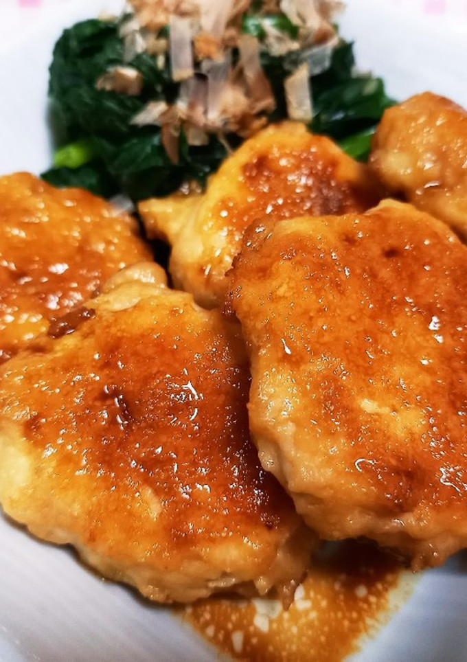 簡単♪︎鶏つくねの照り焼き♡♡♡-レシピのメイン写真
