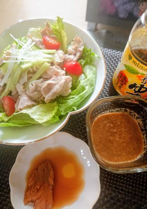 2種類のタレで♡豚しゃぶサラダ-レシピのメイン写真