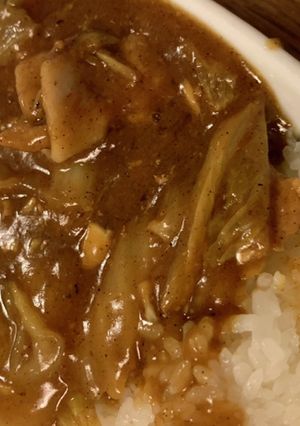 簡単　無水白菜カレー　打倒！玉ねぎ高騰-レシピのメイン写真
