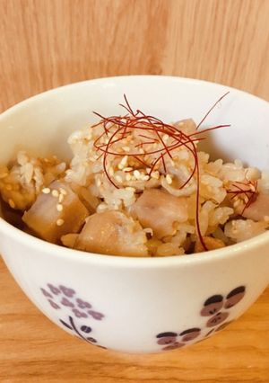 簡単！！蓮根と鶏肉の炊き込みご飯-レシピのメイン写真