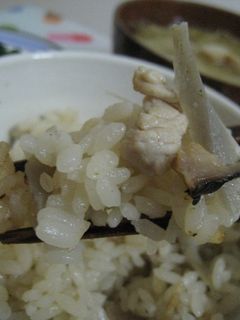 鶏ごぼう炊き込みごはん-レシピのメイン写真