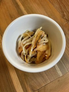 大雑把!大根と柿のサラダ 塩昆布味-レシピのメイン写真