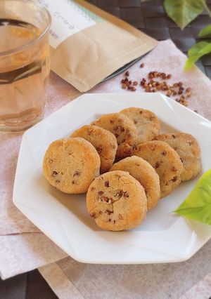 米粉で作る☆簡単そば茶（茶殻）クッキー。-レシピのメイン写真