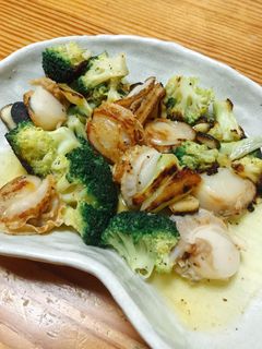 ホタテのアヒージョ-レシピのメイン写真