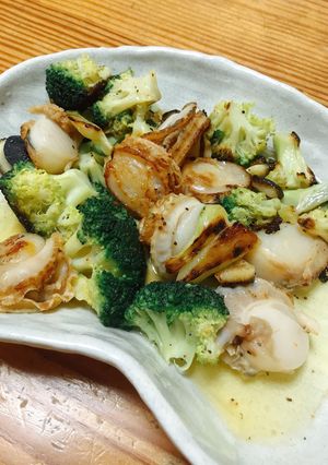 ホタテのアヒージョ-レシピのメイン写真