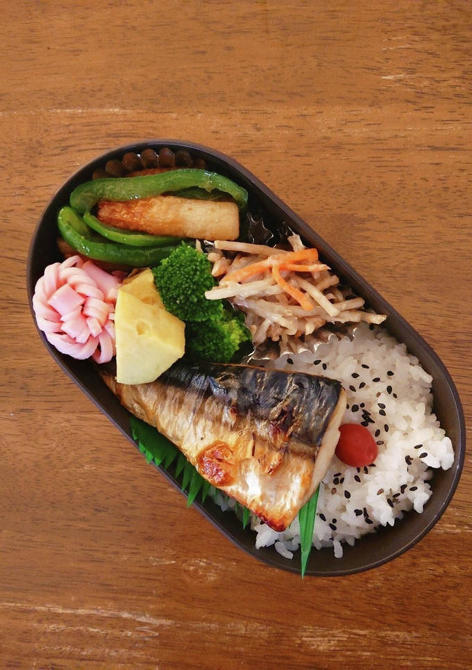 JK☆サバの塩焼き和風弁当♪-レシピのメイン写真