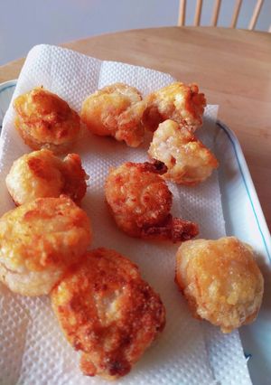 お弁当☆ベビーホタテのザクザク唐揚げ-レシピのメイン写真