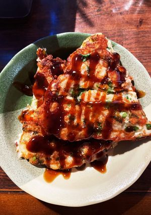 大根菜とツナの長芋焼き-レシピのメイン写真