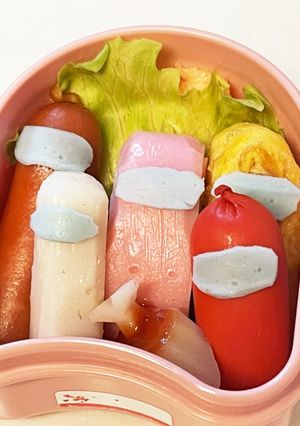 Among Usのキャラ弁-レシピのメイン写真