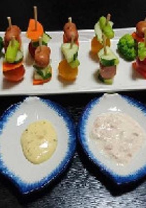 名野菜のディップ　時間が無いあなたへ-レシピのメイン写真